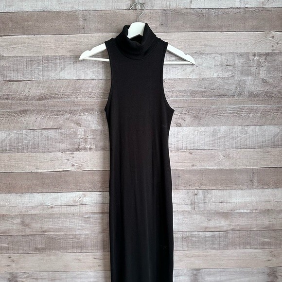 NWOT Zara black turtleneck sleeveless dress - Picture 4 of 9